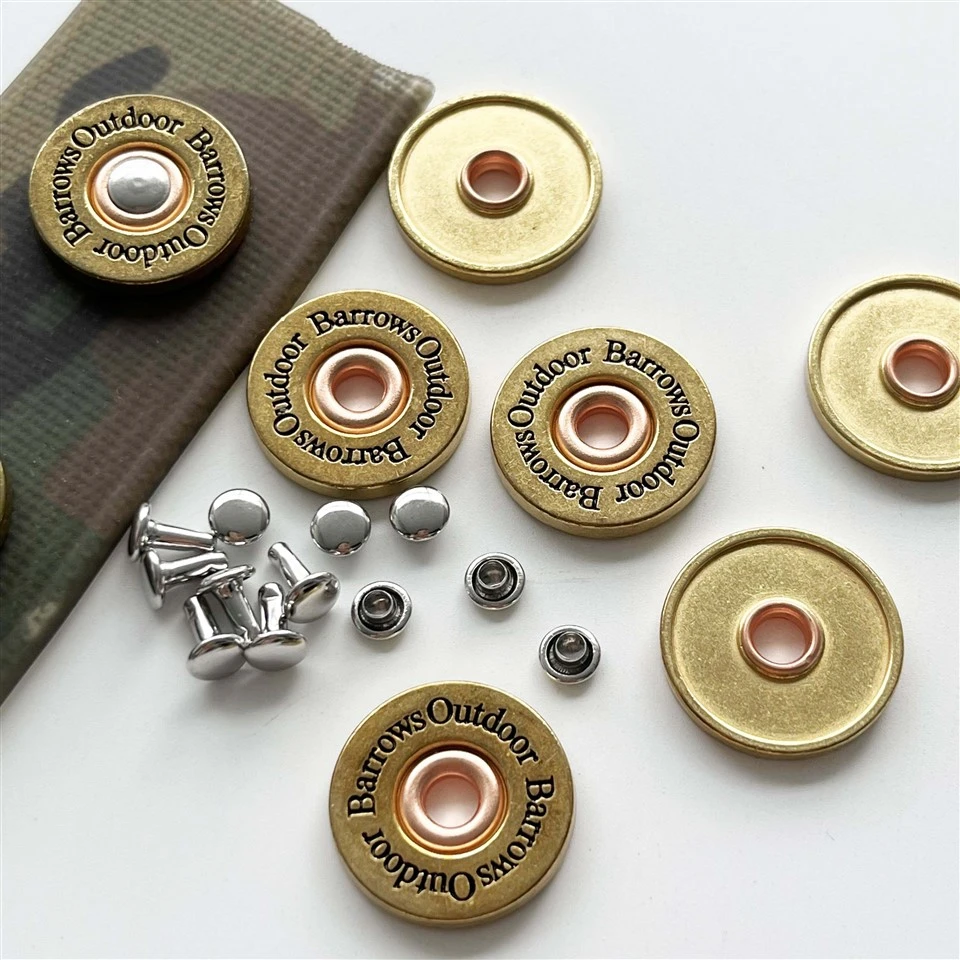 Custom Logo Shotgun Shell Concho pou kolye chen